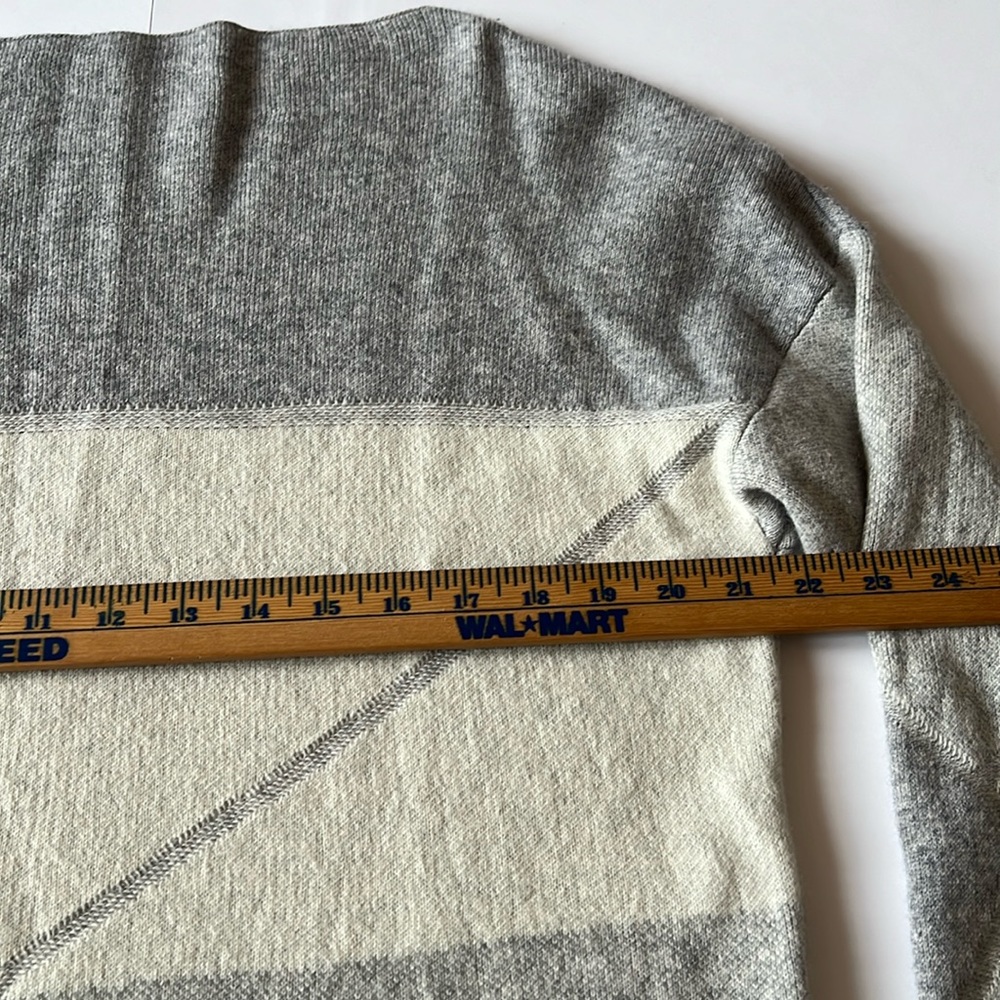 Vince Cashmere Wool Blend Colorblock Sweater Women’s Size Large Repairs - Picture 3 of 14